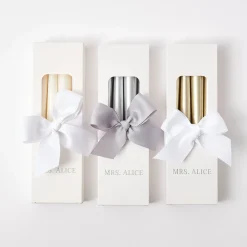 Gold Candles (Set Of 8)|Mrs. Alice Discount