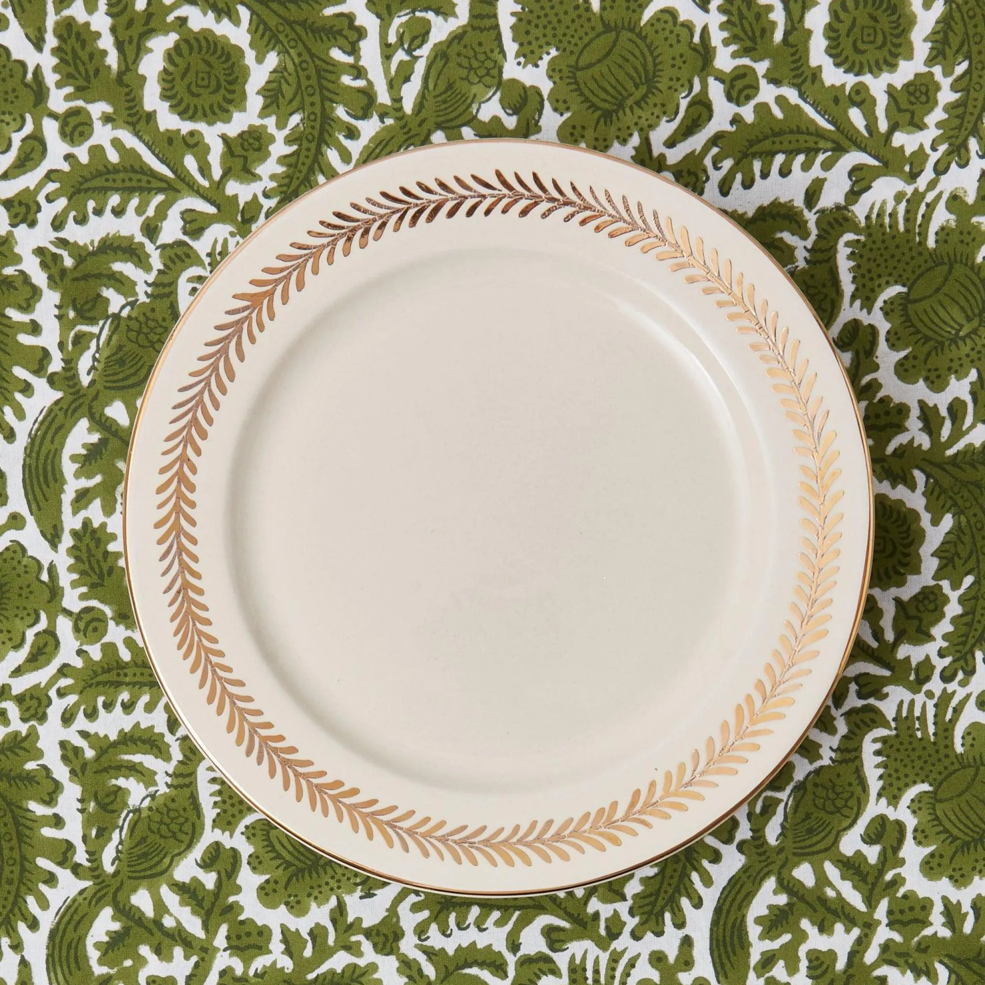 Gold Garland Dinner Plates (Set Of 4)|Mrs. Alice Best