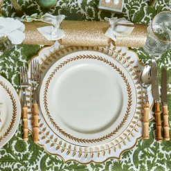 Gold Garland Dinner Plates (Set Of 4)|Mrs. Alice Best