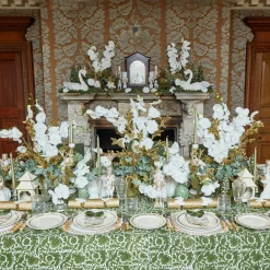 Gold Garland Dinner Plates (Set Of 4)|Mrs. Alice Clearance