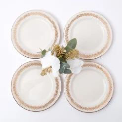 Gold Garland Starter Plates (Set Of 4)|Mrs. Alice Sale