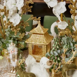 Gold Rattan Pagoda Lantern|Mrs. Alice