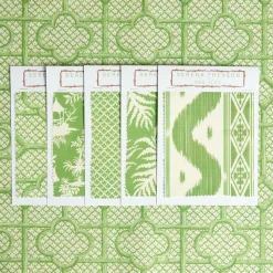 Green Bamboo Trellis Fabric|Mrs. Alice Clearance