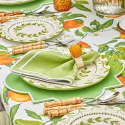 Green Garland Dinner Plates (Set Of 4)|Mrs. Alice Sale