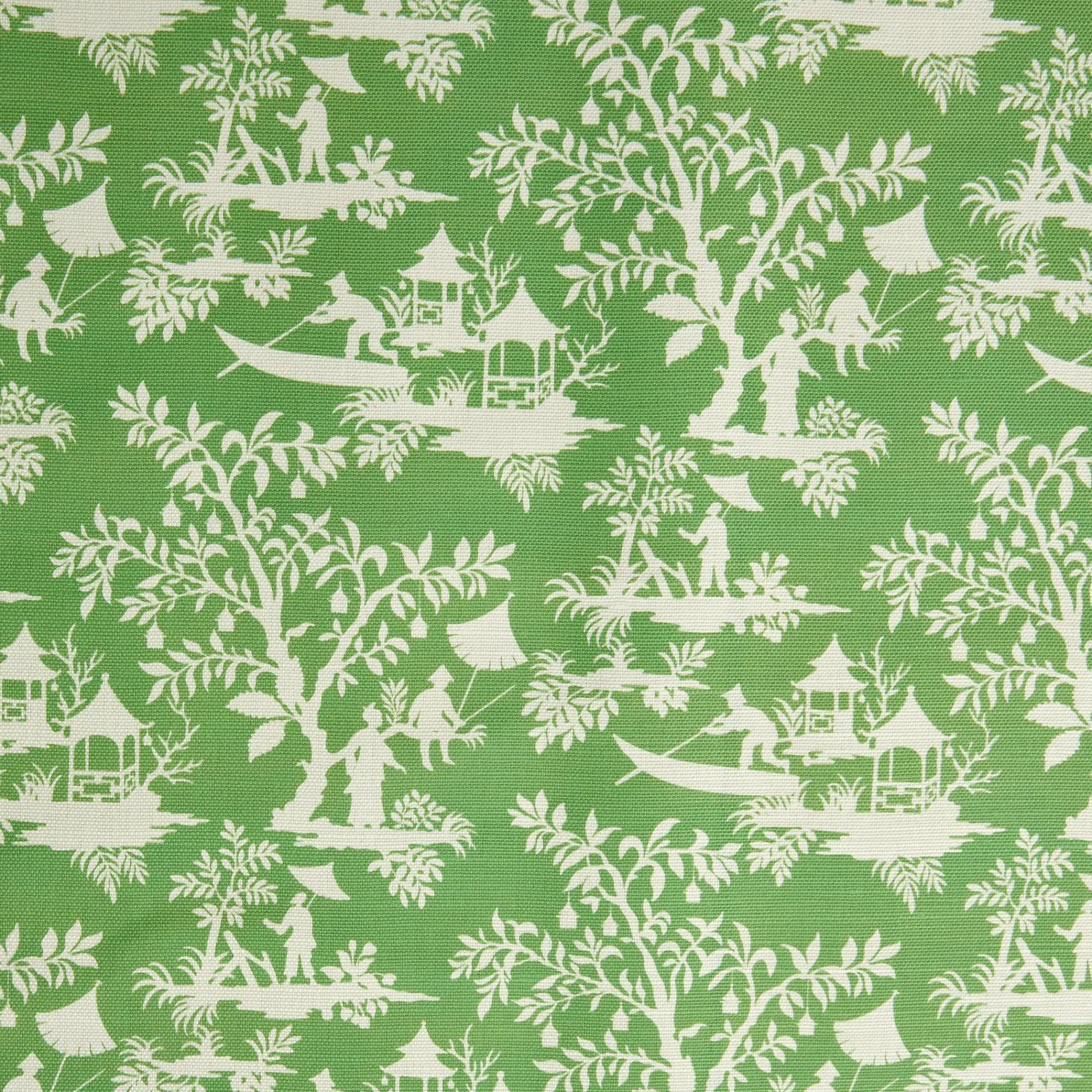 Green Pagoda Garden Fabric|Mrs. Alice Discount