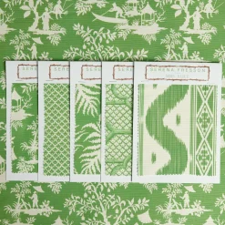 Green Pagoda Garden Fabric|Mrs. Alice Discount