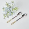 Grey Horn Salad Servers|Mrs. Alice Online