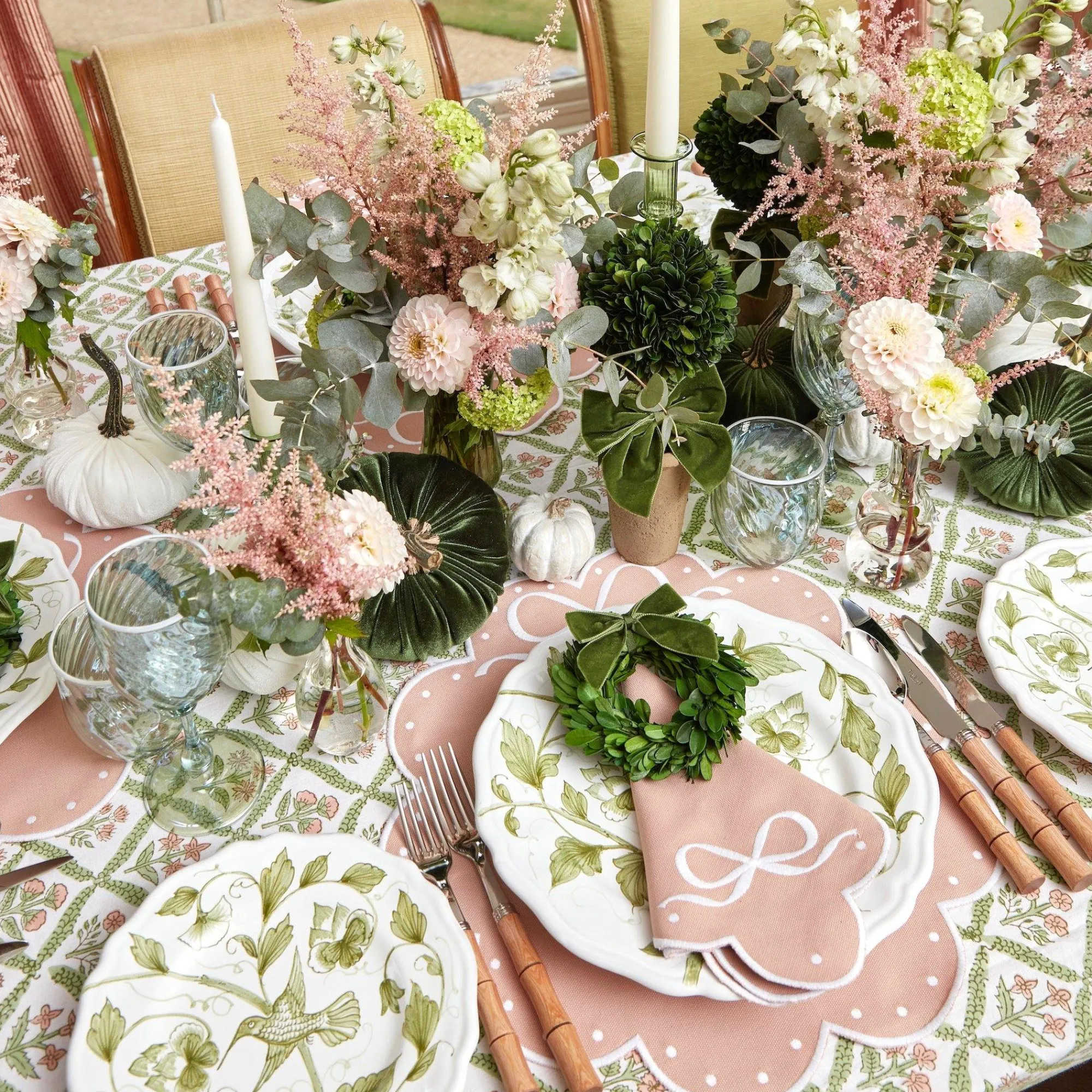 Hand Painted Hummingbird Dinner Plate|Mrs. Alice Hot