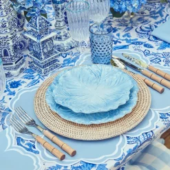 Hobnail Navy Glasses & Jug Set|Mrs. Alice Best