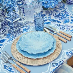 Hobnail Navy Glasses (Set Of 6)|Mrs. Alice Sale