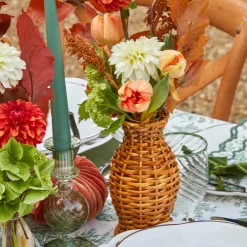 Honey Rattan Vase (Set Of 3)|Mrs. Alice Best