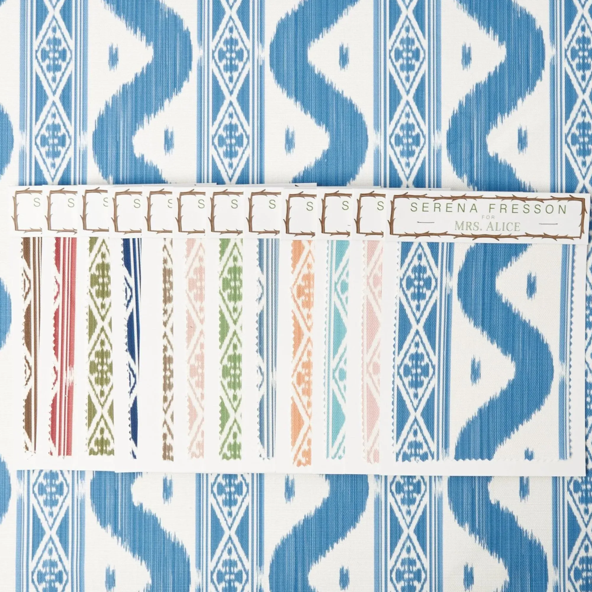 Ikat Stripe Fabric|Mrs. Alice Discount
