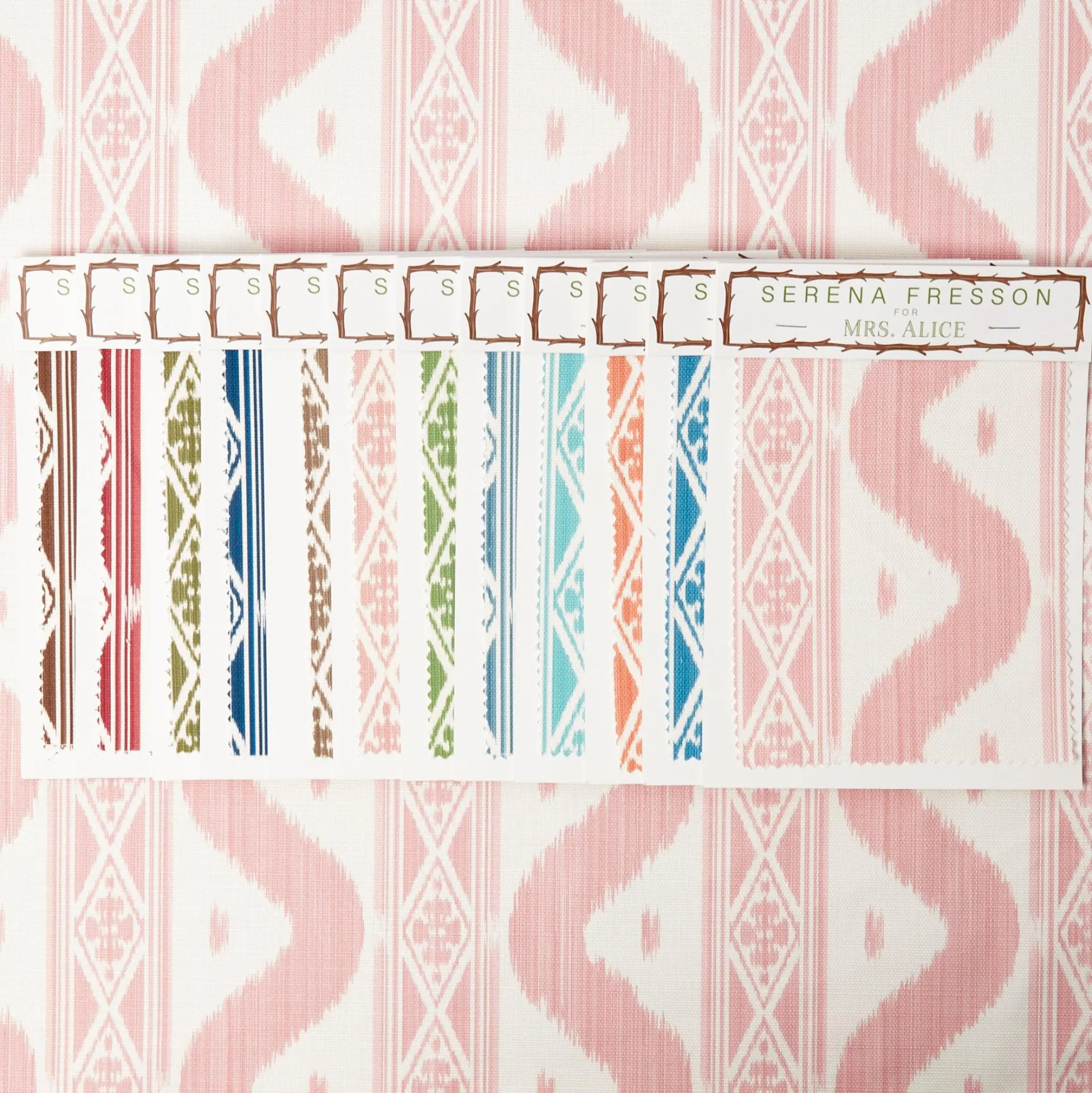 Ikat Stripe Fabric|Mrs. Alice Online