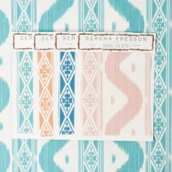Ikat Stripe Fabric|Mrs. Alice Outlet