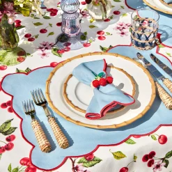 Ink Raffia Water Glasses (Set Of 4)|Mrs. Alice