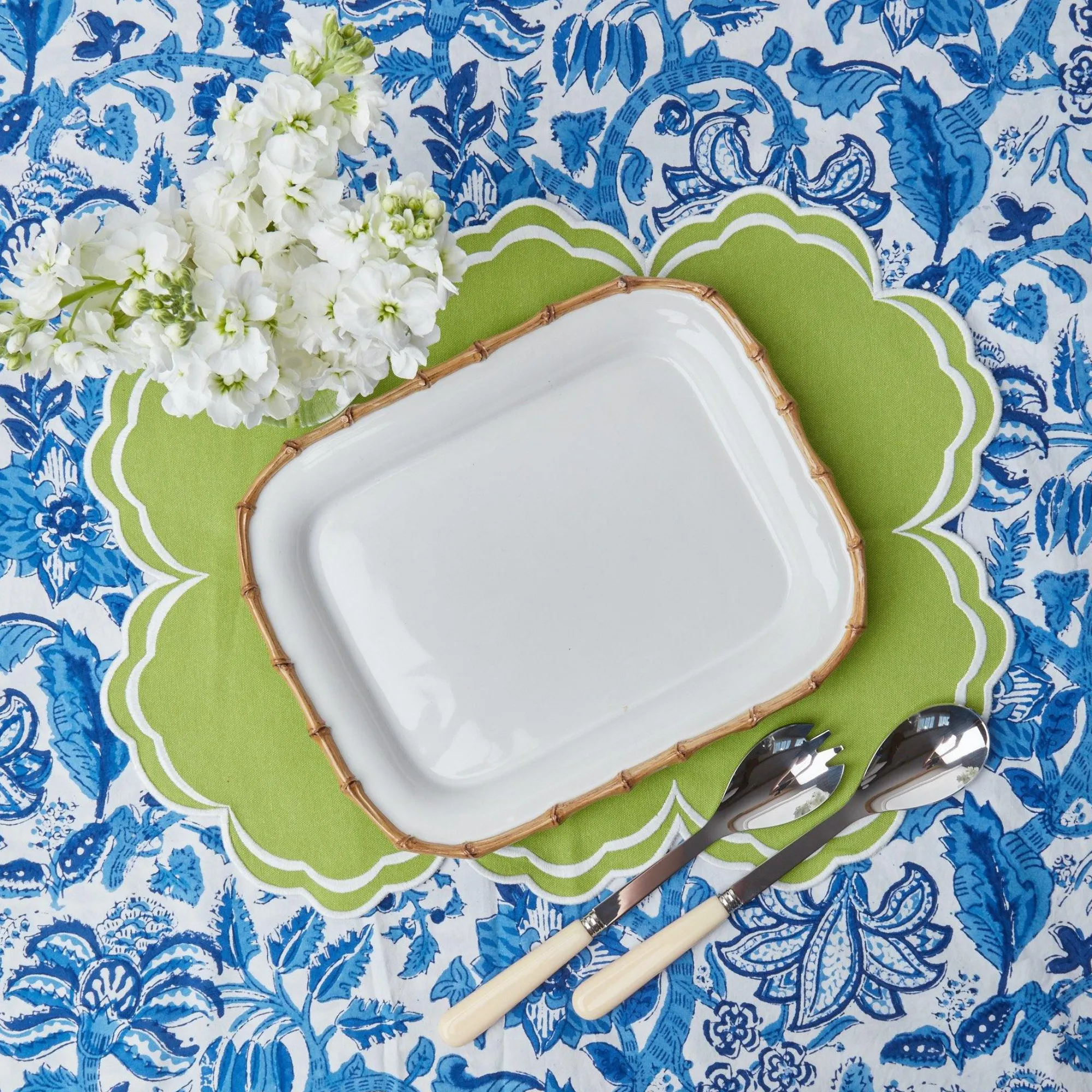 Ivory Salad Servers|Mrs. Alice Clearance