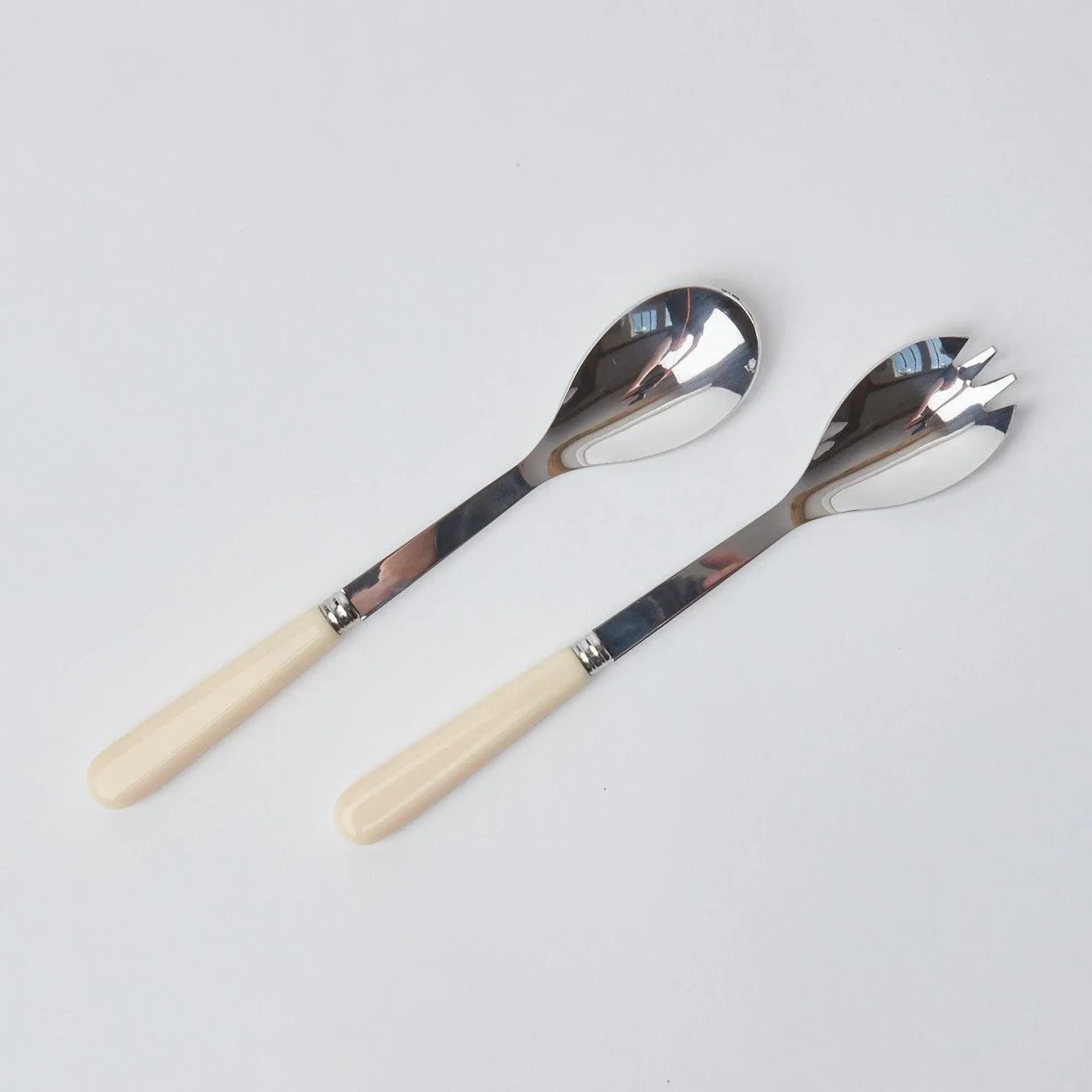 Ivory Salad Servers|Mrs. Alice Clearance