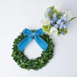 Large Blue Velvet Bow|Mrs. Alice Online