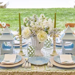 Large White Palm Candle Holder|Mrs. Alice Clearance