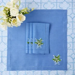 Lily Of The Valley Napkins (Set Of 4)|Mrs. Alice Outlet