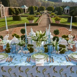 Lily Of The Valley White Linen Napkins (Set Of 4)|Mrs. Alice Online