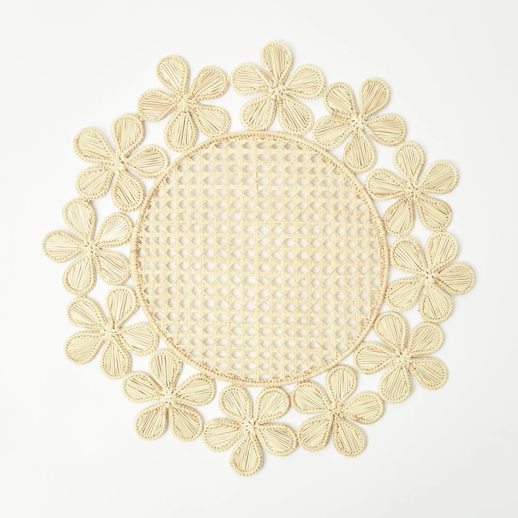 Mia Woven Rattan Placemats (Set Of 4)|Mrs. Alice Online
