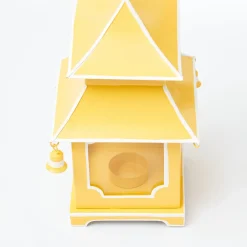 Mini Yellow Pagoda Lantern (Pair)|Mrs. Alice Clearance