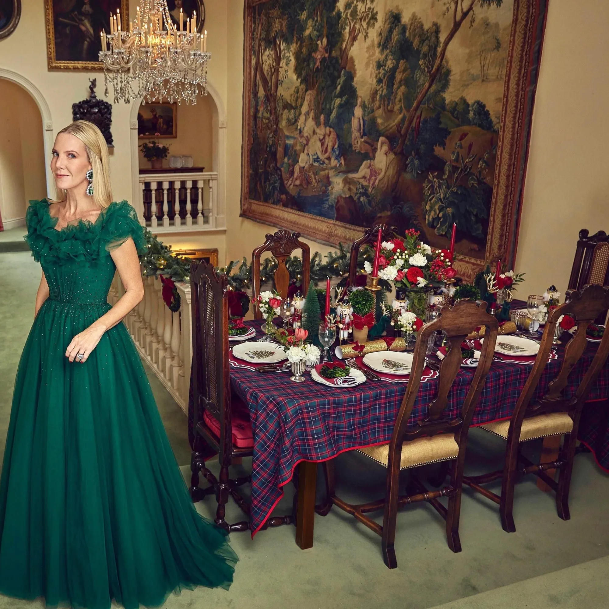 Christmas Tree Dinner Plate (Set Of 4)|Mrs. Alice Outlet