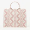 Tote Bag (Pink Ikat)|Mrs. Alice Outlet