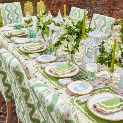 Nancy Bamboo Dinner & Starter Plates (Set Of 8)|Mrs. Alice Best