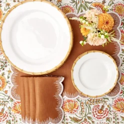 Nancy Bamboo Dinner Plate (Set Of 4)|Mrs. Alice Best