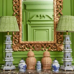 Natural Rattan Ginger Jar|Mrs. Alice