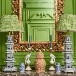 Natural Rattan Ginger Jar|Mrs. Alice