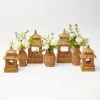 Natural Rattan Pagoda Decoration Set|Mrs. Alice Sale