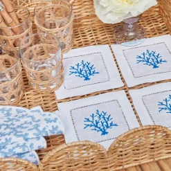 Natural Scalloped Rattan Tray|Mrs. Alice Outlet