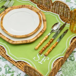 Octavia Green Tray Liner|Mrs. Alice New
