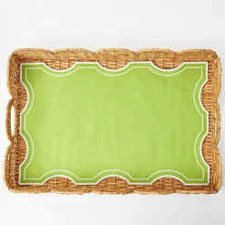 Octavia Green Tray Liner|Mrs. Alice New