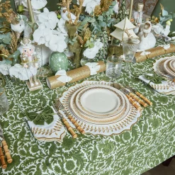 Olive Pheasant Tablecloth|Mrs. Alice Outlet