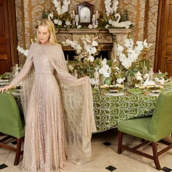 Olive Pheasant Tablecloth|Mrs. Alice Outlet