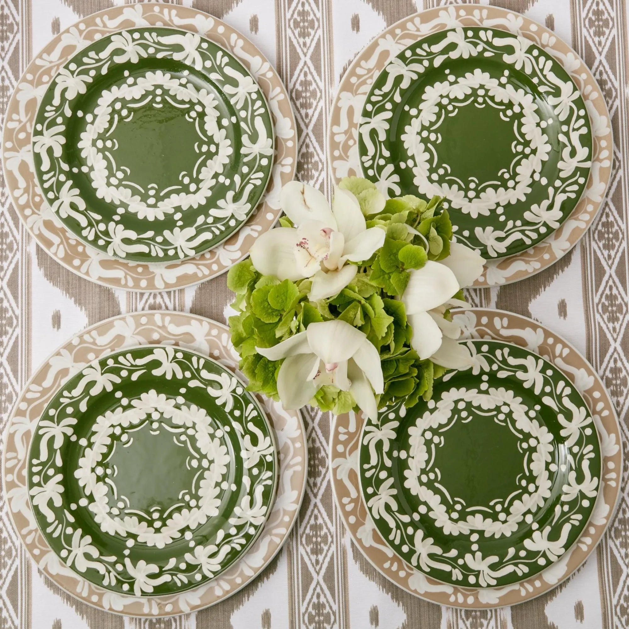 Olive Valencia Starter Plate (Set Of 4)|Mrs. Alice Outlet