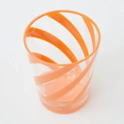Orange Swirl Outdoor Glasses (Set Of 6)|Mrs. Alice Discount