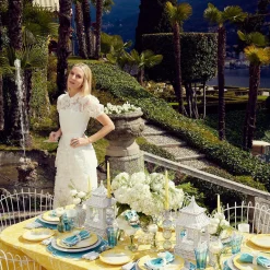 Pastel Yellow Candles (Set Of 8)|Mrs. Alice Clearance