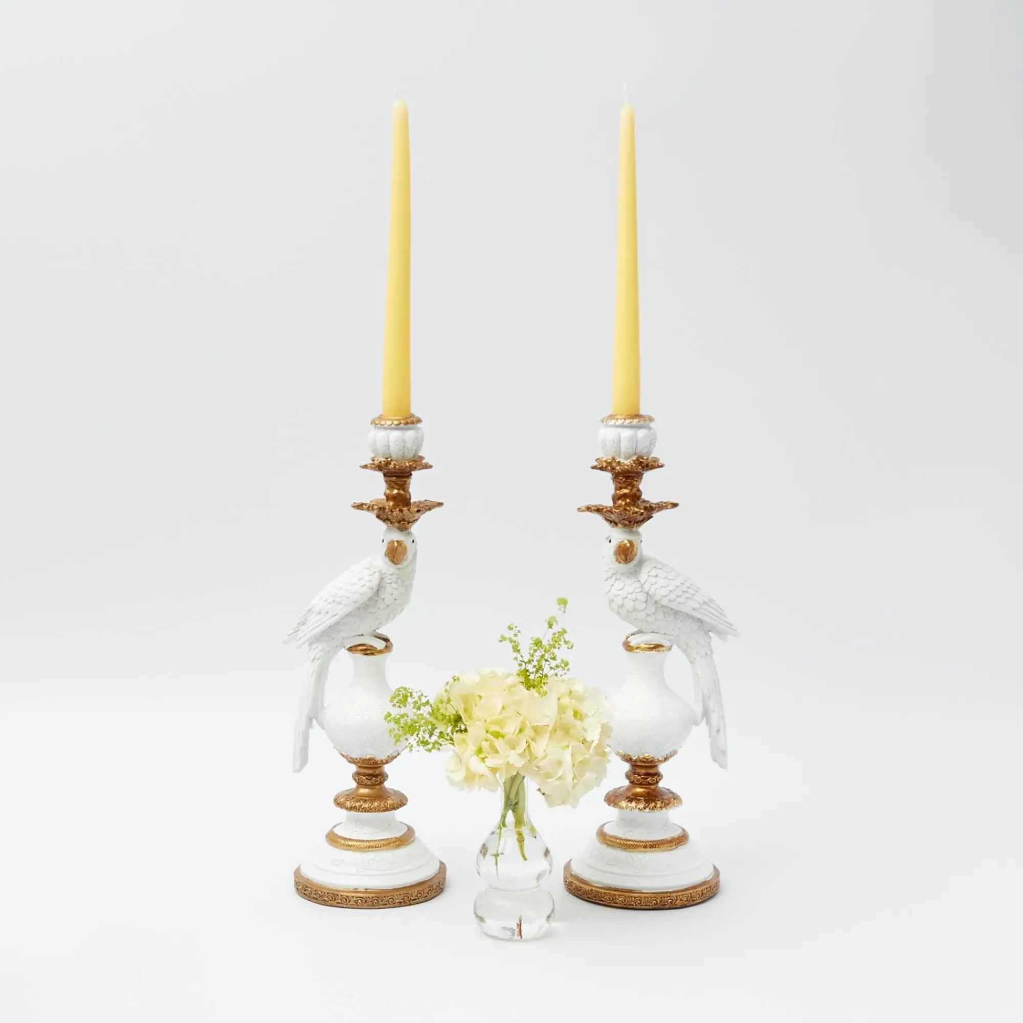 Pastel Yellow Candles (Set Of 8)|Mrs. Alice Clearance