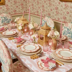 Personalised Dusty Pink Napkin Bow|Mrs. Alice Clearance