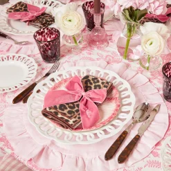 Personalised Dusty Pink Napkin Bow|Mrs. Alice Clearance