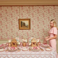 Personalised Dusty Pink Napkin Bow|Mrs. Alice Clearance