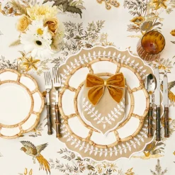 Petal Bamboo Ceramic Dinner Plate|Mrs. Alice