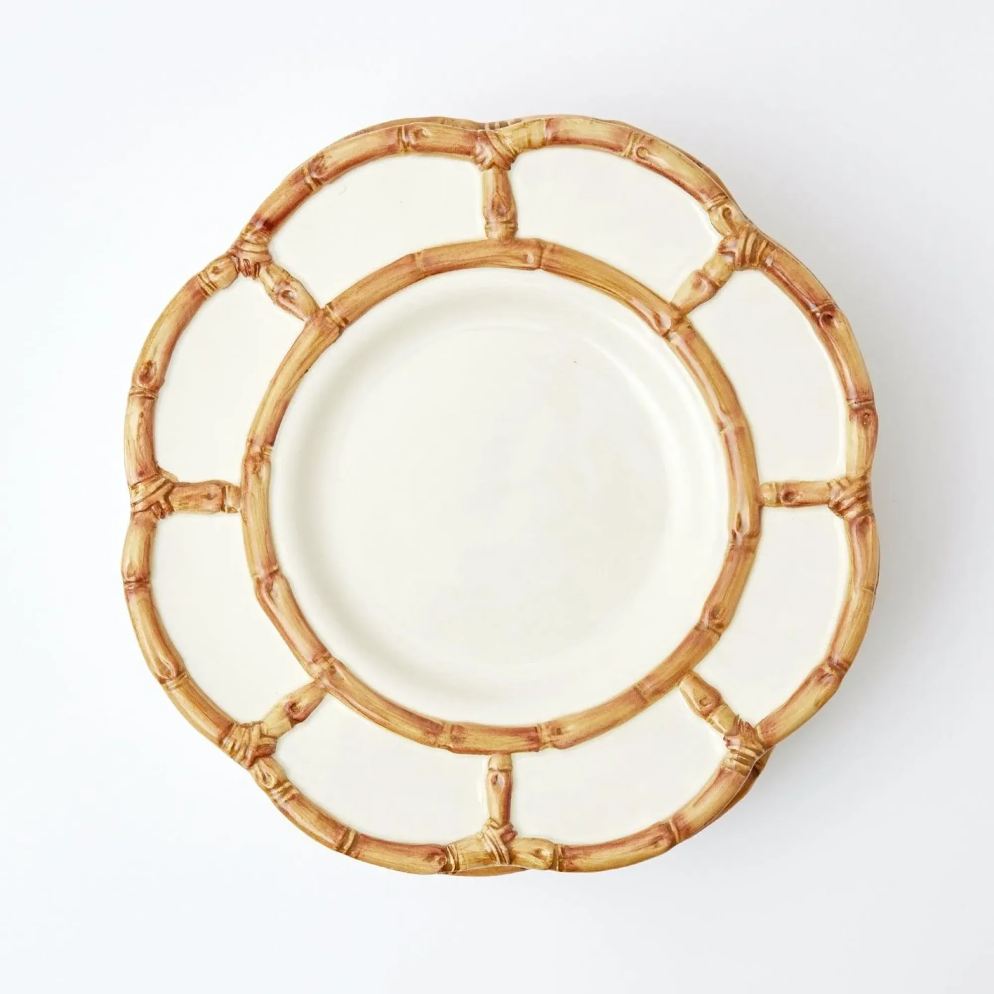 Petal Bamboo Ceramic Dinner Plate|Mrs. Alice Best