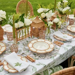 Petal Bamboo Ceramic Dinner Plate|Mrs. Alice Best