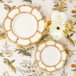 Petal Bamboo Starter Plate (Set Of 4)|Mrs. Alice Outlet